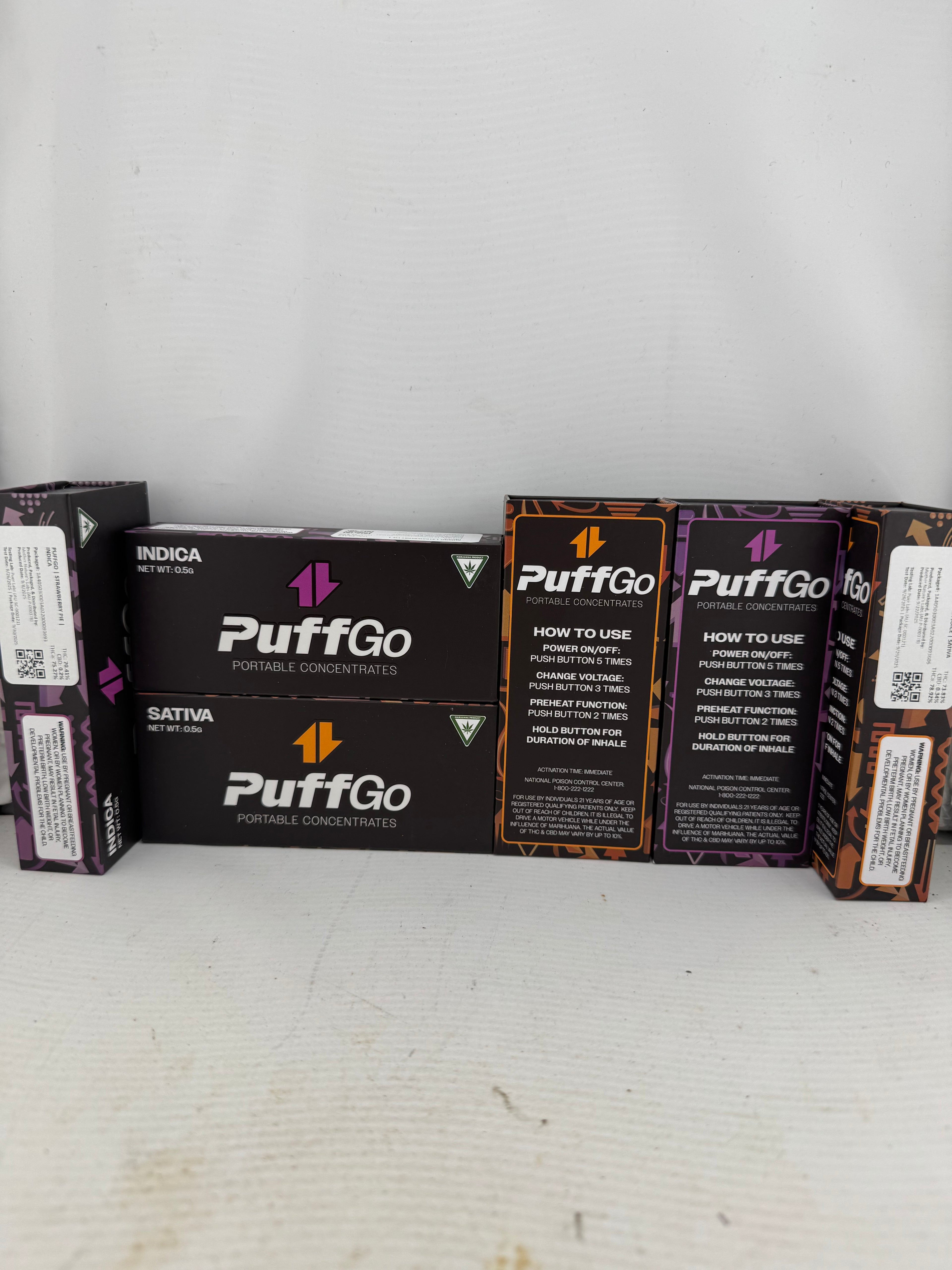 Puffgo Portable dab Rigs Loaded With .5Gram Hash Rosin