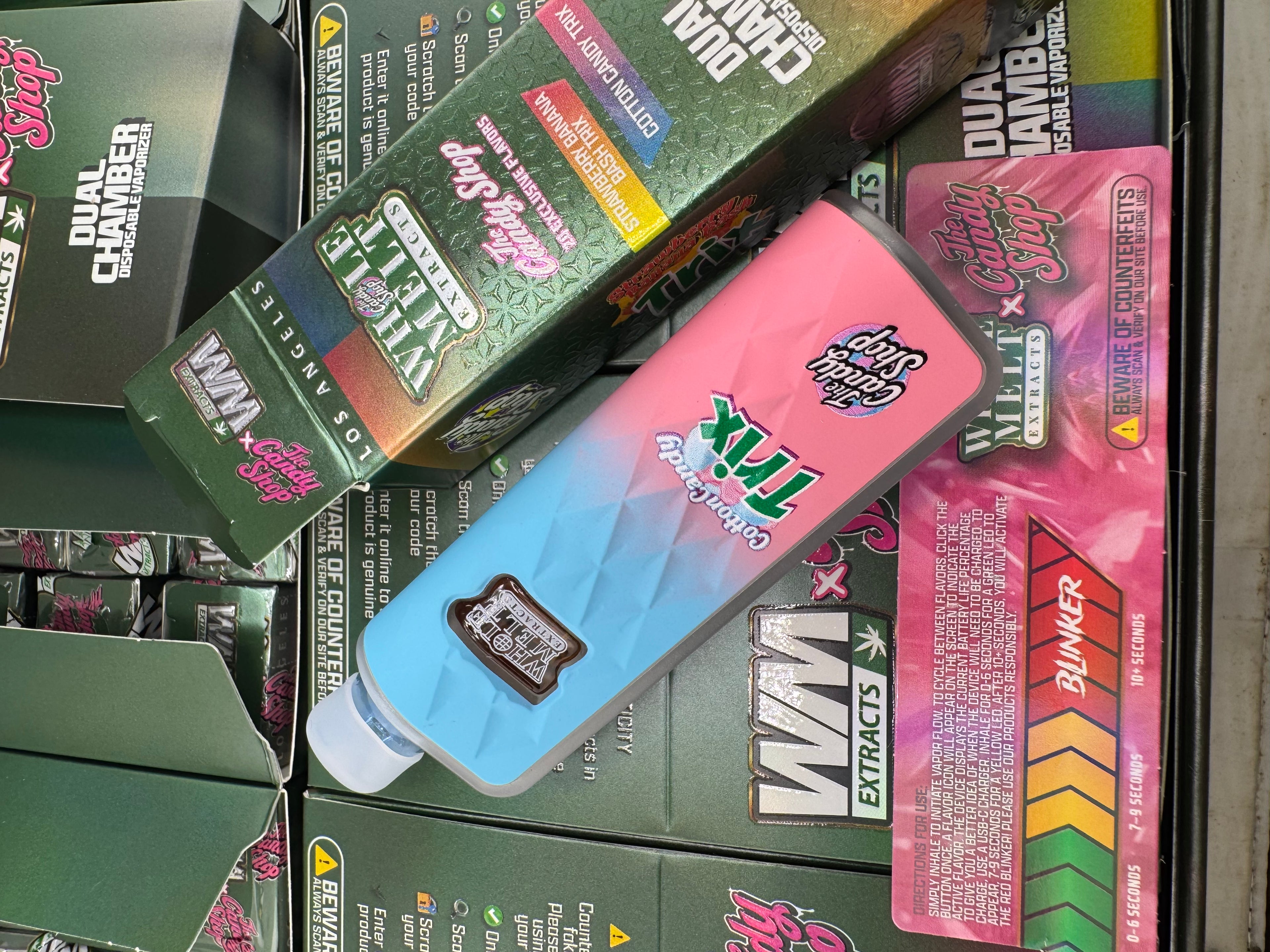 Wholemelts X Candy Factory 2gram Daul Disposables