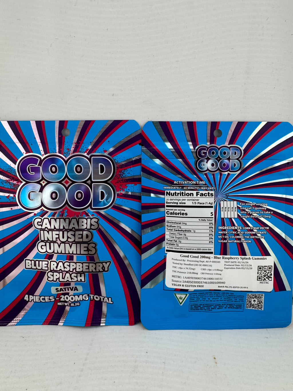 Good Good & Midwest 200MG Gummies 4pk