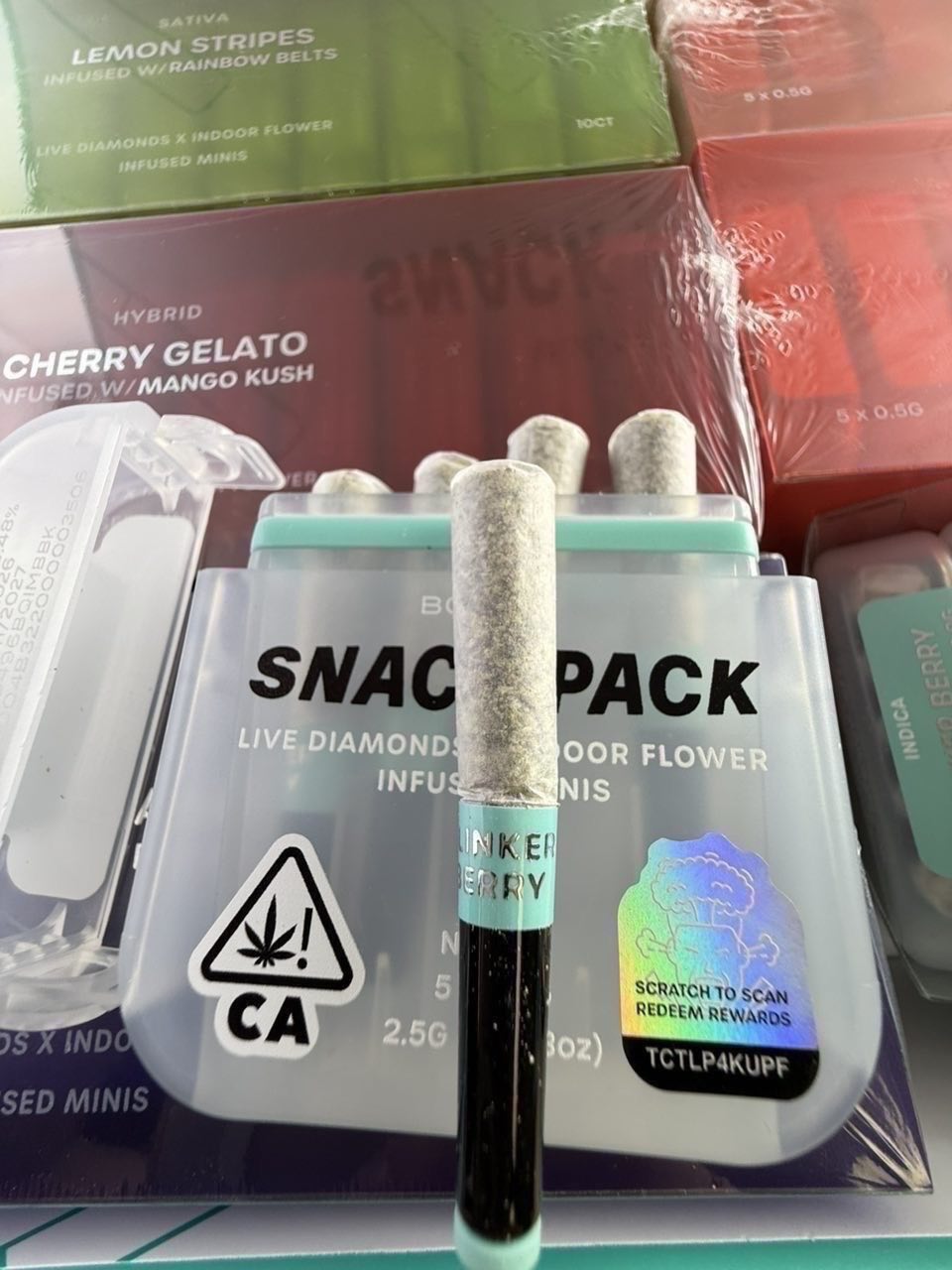 5pk Boutique Snack Pack Prerolls with Diamonds Personal