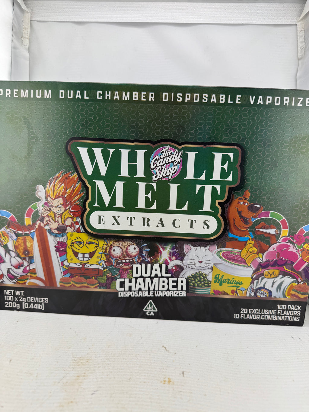 Wholemelts X Candy Factory 2gram Daul Disposables
