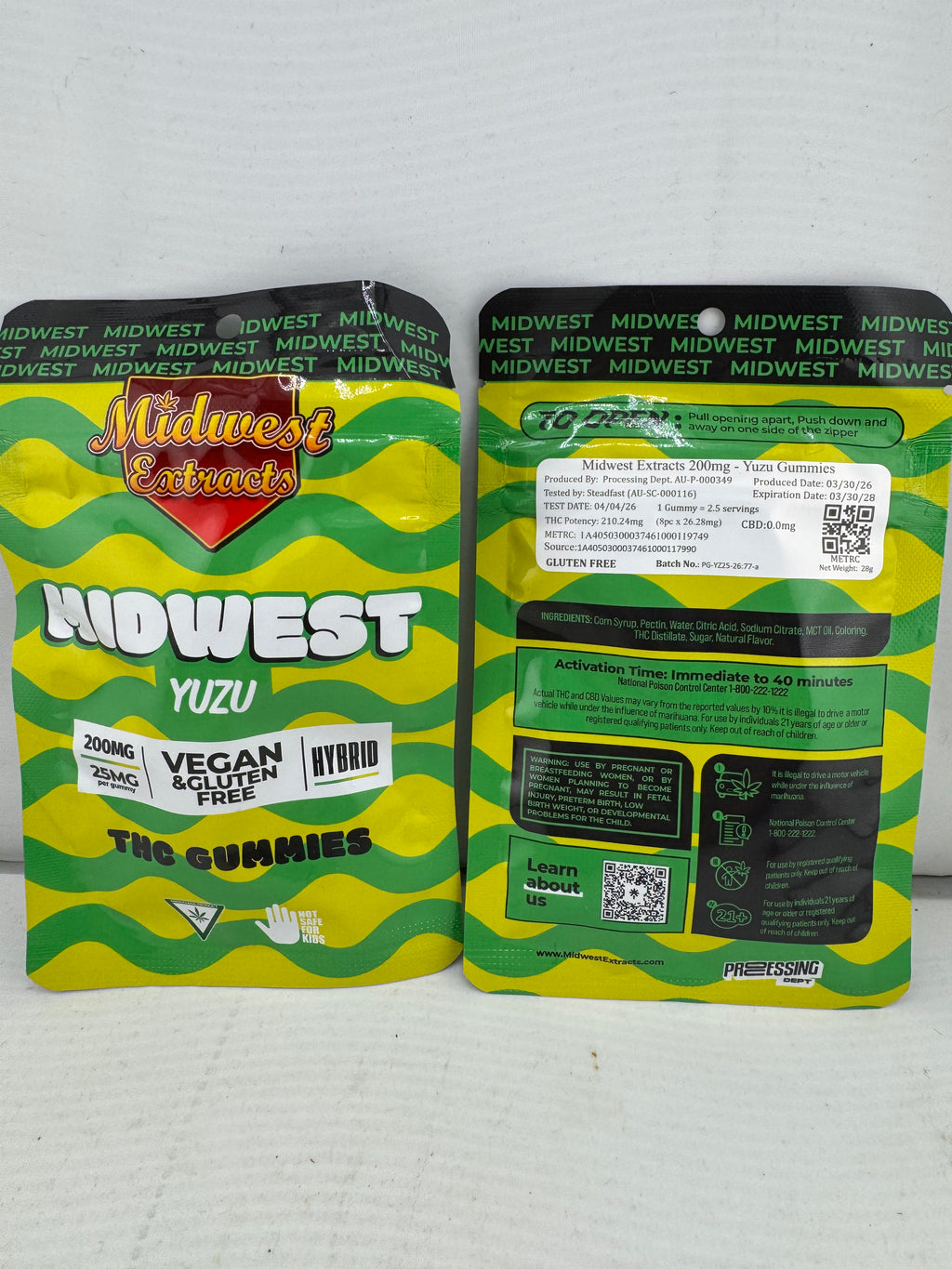 Good Good & Midwest 200MG Gummies 4pk