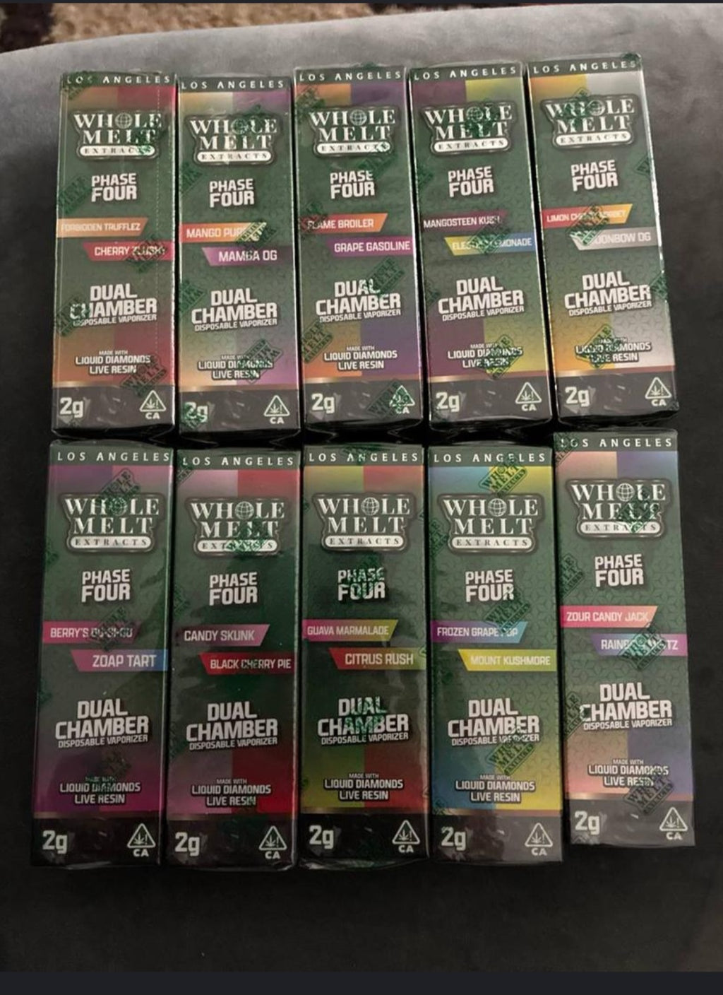 Wholemelts phase 4 2g Disposables