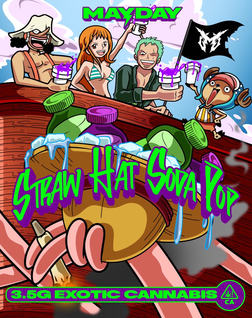 Mayday All For One:Straw Hat Soda Pop 8th packs