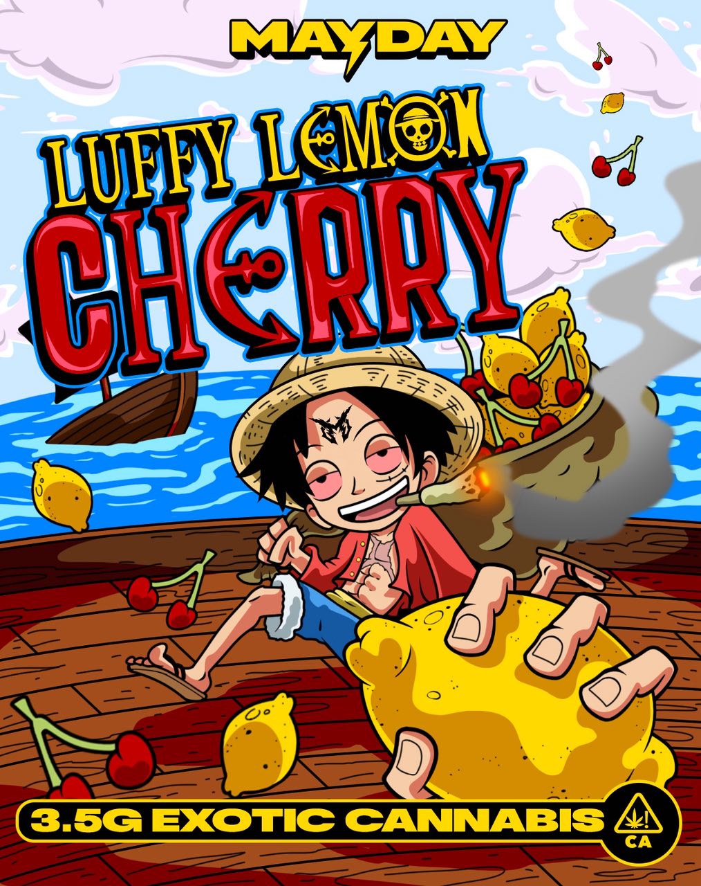 Mayday All For One:Luffy Lemon Cherry 8th packs