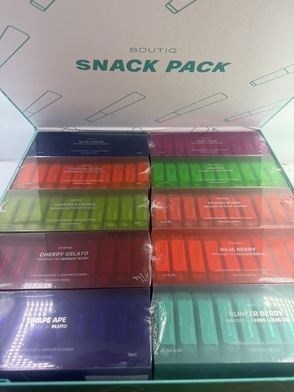 5pk Boutique Snack Pack Prerolls with Diamonds Personal